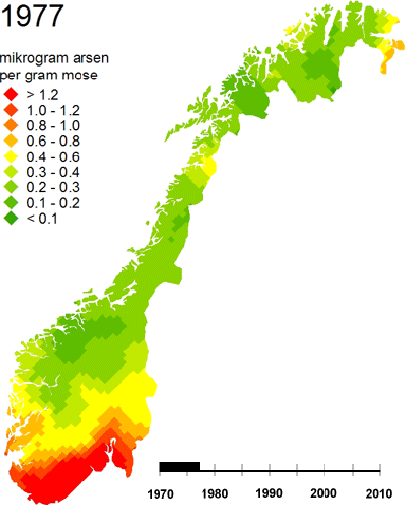Arsen i mose, 1977-2010