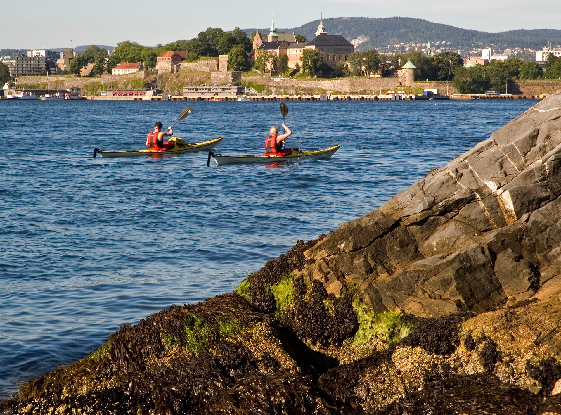 Bilde av kanopadling